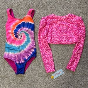 Lands end size 6 cat jack 6/7 small rash guard